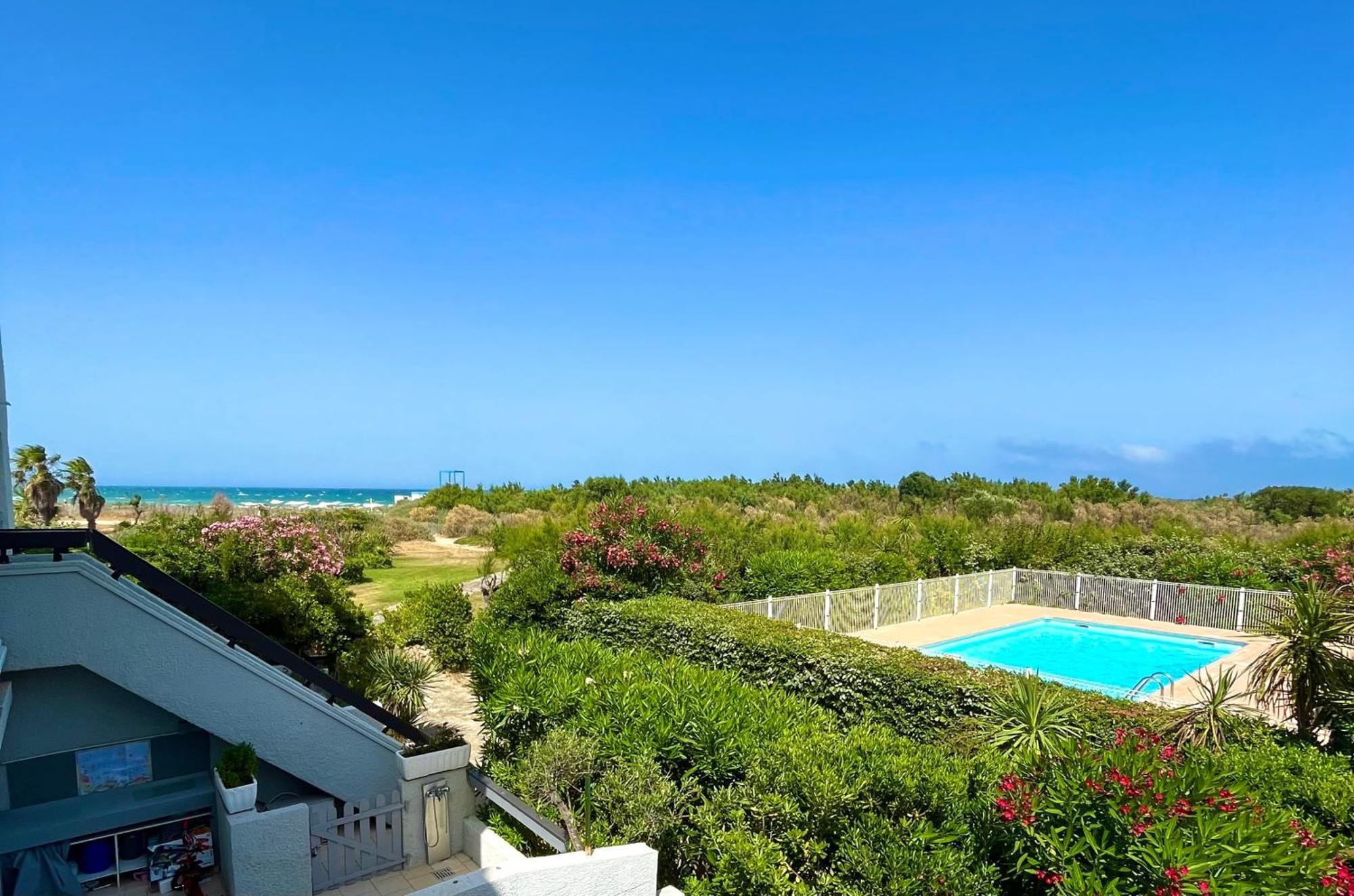 Appartement Entre La Lagune Et La Mer Avec Piscine, Direct Plage, Vue Partielle Mer Сен-Сіпріян Екстер'єр фото